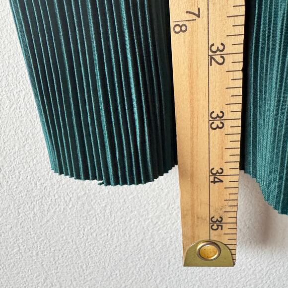 BB Dakota As You Pleats Dress Women Medium Green Mini Going Out Slinky Party - Picture 9 of 10